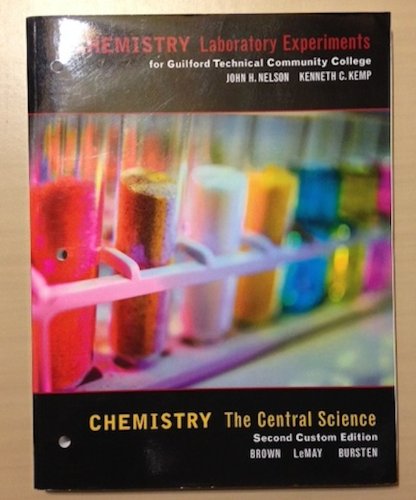 Stock image for Chemistry Laboratory Experiments for Guilford Technical Community College for sale by Better World Books