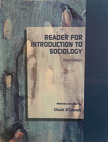 Imagen de archivo de Reader For Introduction to Sociology a la venta por SecondSale