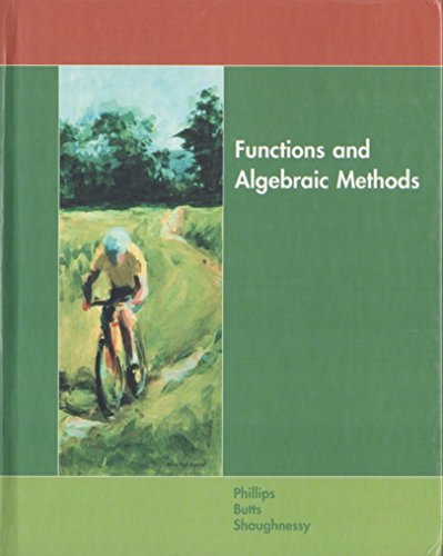 9780536709295: FUNCTIONS+ALGEBRAIC METHODS >C