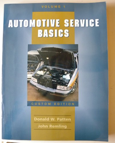 Imagen de archivo de Automotive Service Basics (Custom Edition) a la venta por SecondSale