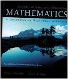 Essentials of Using and Understanding Mathematics: A Quantitative Reasoning Approach (9780536722515) by Jeffrey O. Bennett; William L. Briggs