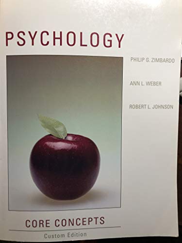 Beispielbild fr Psychology - Core Concepts zum Verkauf von Better World Books