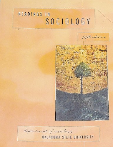 Stock image for Readings in Sociology for sale by Decluttr