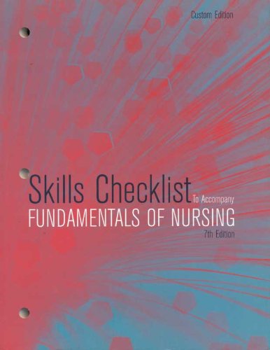 9780536746061: Skills Checklist to Accompany Fundamentals of Nursing