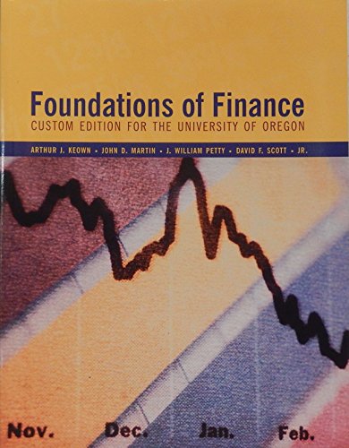 Foundations of Finance (9780536748133) by Arthur J. Keown