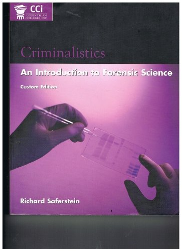 Stock image for Criminalistics: An Introduction to Forensic Science for sale by ThriftBooks-Atlanta