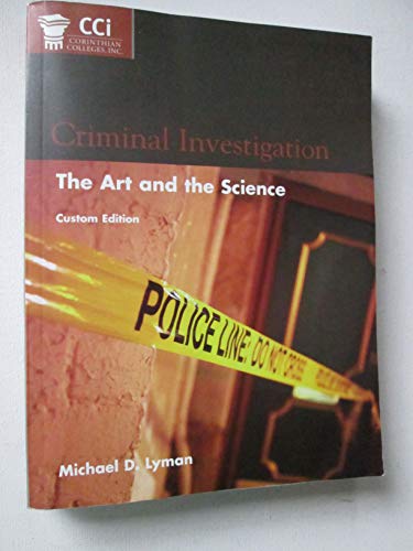 Imagen de archivo de Criminal Investigation : The Art and the Science a la venta por Wonder Book