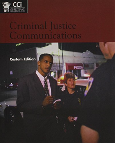 Beispielbild fr Criminal Justice Communications zum Verkauf von Your Online Bookstore