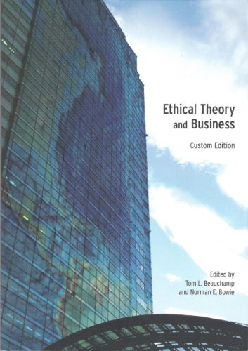 Stock image for Ethical Theory and Business Custom Edition for sale by Ozark Relics and Rarities