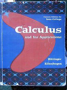 9780536777430: Calculus and Its Applications