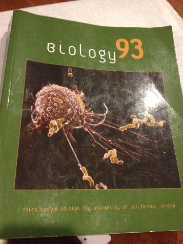 Stock image for Biology 93 3rd Custom Edition for University of California, Irvine for sale by ThriftBooks-Atlanta