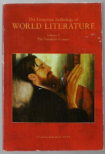 9780536786326: The Longman Anthology of World Literature The Twentieth Century (Volume F)