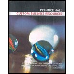 Imagen de archivo de Custom Business Resources (Prentice Hall Custom Business Resources) a la venta por HPB-Red