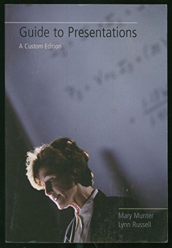 Imagen de archivo de Guide to Presentation - a Custom Edition a la venta por a2zbooks