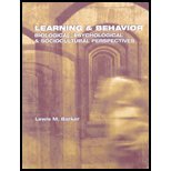 Stock image for Learning and Behavior: Biological, Psychological and Sociocultural Perspectives for sale by ThriftBooks-Atlanta