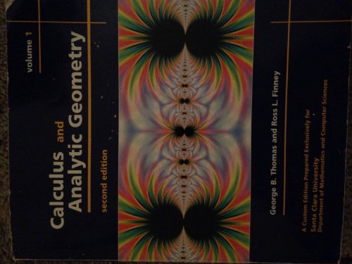 Stock image for Calculus and Analytic Geometry, Volume 1 for sale by HPB-Red