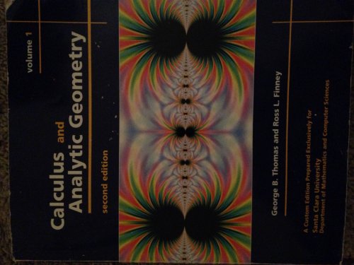 9780536845658: Calculus and Analytic Geometry, Volume 1