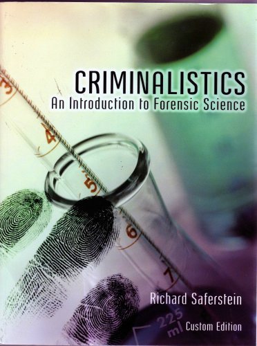 Imagen de archivo de Criminalistics An Introduction to Forensic Science Custom Edition a la venta por ThriftBooks-Dallas