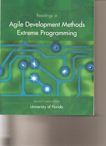 Beispielbild fr Readings in Agile Development Methods Extreme Programming (Univ. of Florida) zum Verkauf von Bookmans