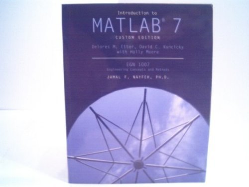 9780536858672: Introduction to Matlab 7 Custom Edition