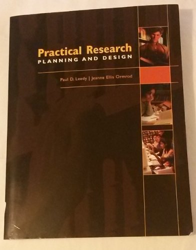 Imagen de archivo de Practical Research Planning and Design a la venta por ThriftBooks-Dallas