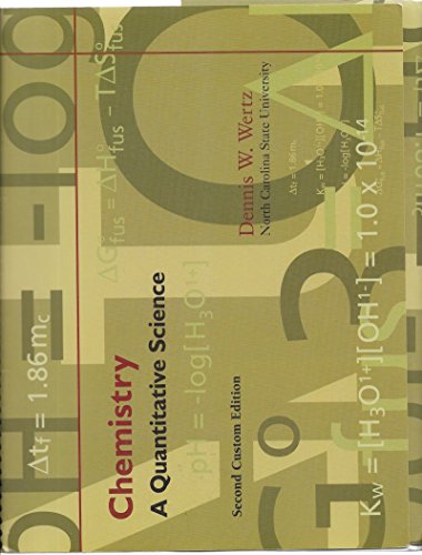 9780536860033: Chemistry (A Quantitative Science, Second Custom Edition)