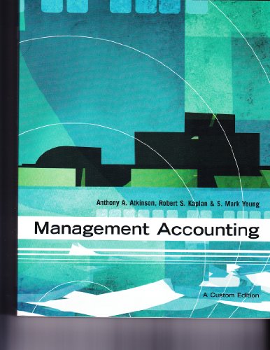 9780536862563: Management Accounting [Paperback] by Atkins, Anthony A.