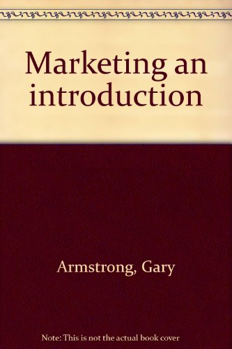 9780536866967: Marketing an introduction
