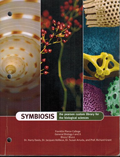 Imagen de archivo de Symbiosis the Pearson Custom Library for the Biological Sciences a la venta por Cronus Books