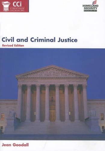 Beispielbild fr Civil and Criminal Justice zum Verkauf von Books From California