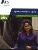 Stock image for Corporate Finance And Equity: Cfa Program Curriculum, Level 1: 3 for sale by ThriftBooks-Atlanta