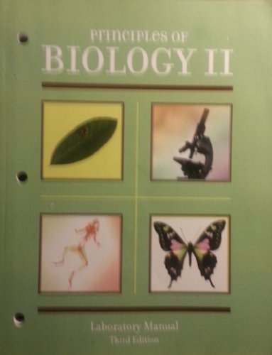 Principles of Biology II: Laboratory Manual (9780536932785) by Audra Gallaspy-Warren; Kevin Watson; Ed Perry