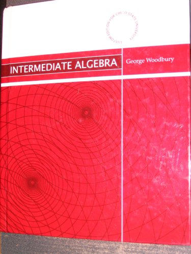 Stock image for Intermediate Algebra (Custom Edition for Chico State University) for sale by SecondSale