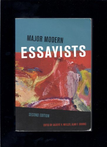 Beispielbild fr Major Modern Essayists zum Verkauf von Granada Bookstore,            IOBA