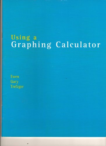 Stock image for Using a Graphing Calculator (From Technical Calculus, Fifth Edition) for sale by RiLaoghaire
