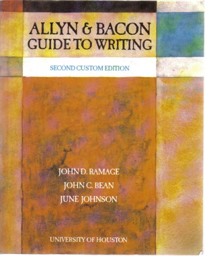 9780536942661: Allyn & Bacon Guide to Writing