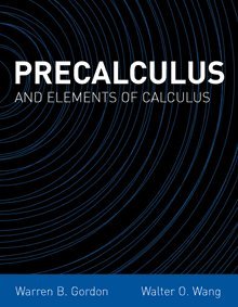 Imagen de archivo de Precalculus and Elements of Calculus a la venta por HPB-Red