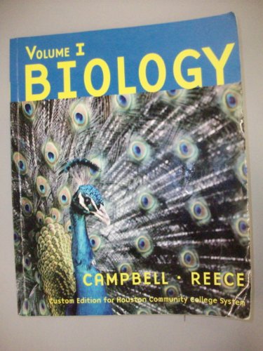 Imagen de archivo de Biology, Volume 1, Custom Edition for Houston Community College System a la venta por Better World Books