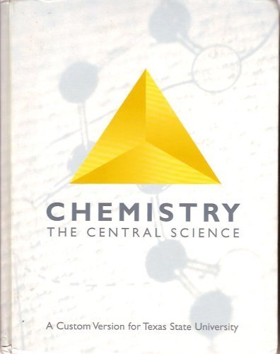 Stock image for Chemistry the Central Science a Custom Version (For Texas State University) for sale by HPB-Red