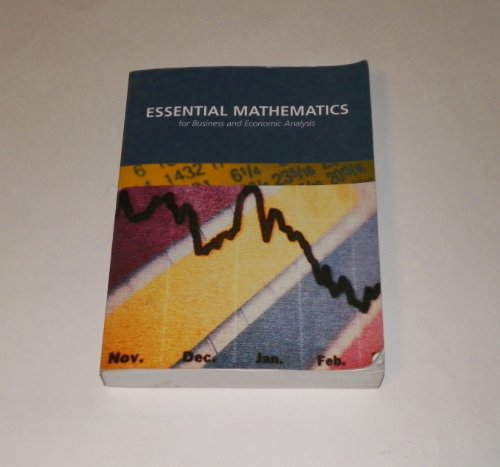 Stock image for Essential Mathematics for Business and Economic Analysis for sale by HPB-Red