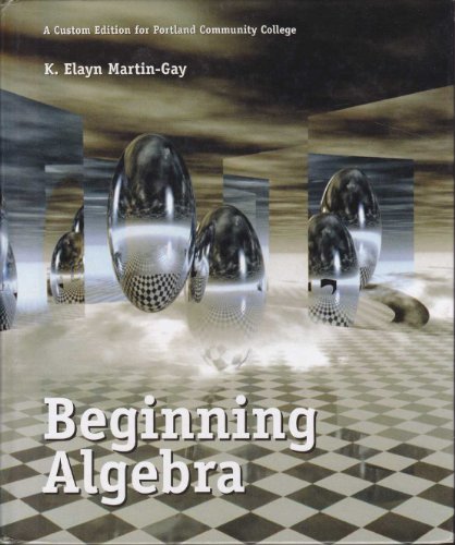 9780536965943: Beginning Algebra (A custom edition for Portland Community College)