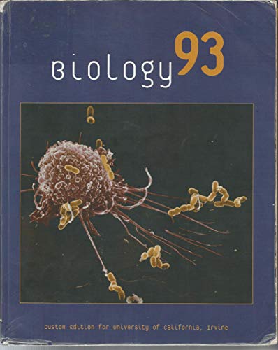 Stock image for Biology 93 ( Custome Edition University of California, Irvine green cover ) Taken From Biology 8th Ed for sale by SecondSale