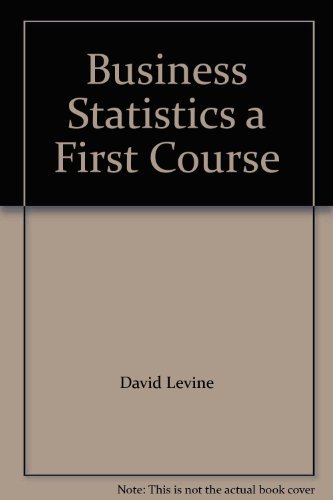 9780536970695: Business Statistics a First Course