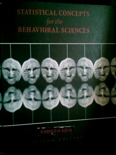 Stock image for Statistical Concepts for the Behavioral Sciences for sale by HPB-Red