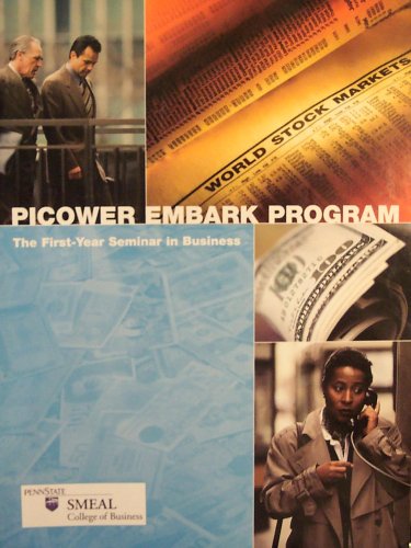 9780536978493: Picower Embark Program: The First-Year Seminar in