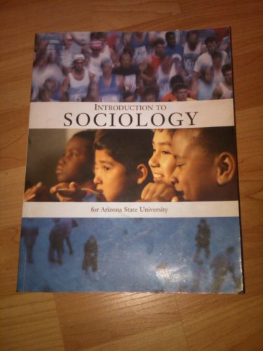 Stock image for Introduction to Sociology for Arizona State University for sale by HPB-Red
