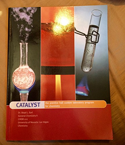 Beispielbild fr CATALYST the prentice hall custom laboratory program for chemistry zum Verkauf von ThriftBooks-Dallas