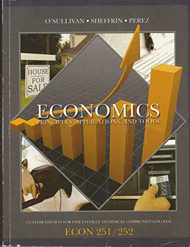 Imagen de archivo de Economics: Principles, Applications and Tools for FTCC (ECON 251/252) a la venta por Irish Booksellers