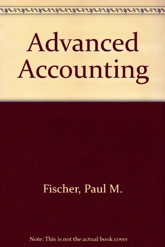 Beispielbild fr Advanced accounting zum Verkauf von Red's Corner LLC