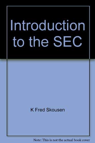 Stock image for An Introduction to the SEC for sale by Better World Books